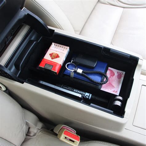 2019 Car Glove Box Organizer Armrest Secondary Storage Center Console ...