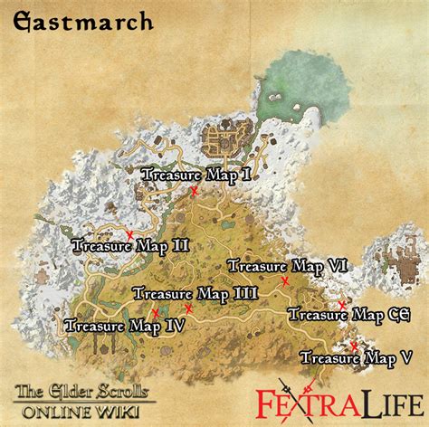 Eastmarch Treasure Maps | Elder Scrolls Online Wiki