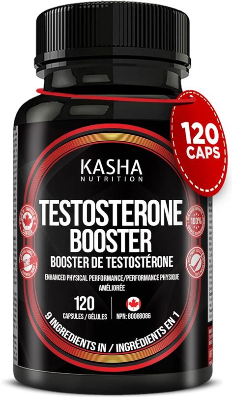 New! Kasha Nutrition Testosterone Booster for Men - Tribulus Terrestris, Tongkat Ali, Maca ...