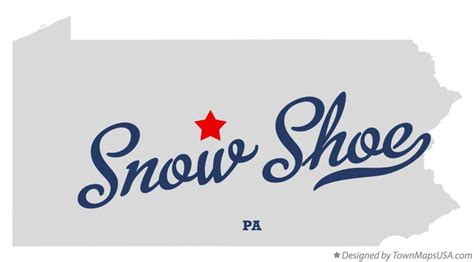 Map of Snow Shoe, PA, Pennsylvania