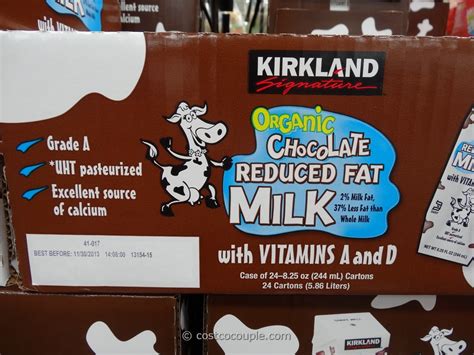 Kirkland Signature Reduced Fat Organic Chocolate Milk