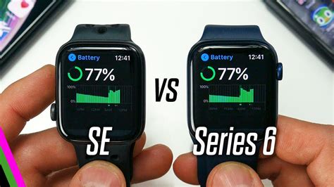 Apple Watch SE vs Series 6 ULTIMATE BATTERY TESTS + Battery Life Tips ...