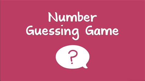 [OOP] Game Guess the Number - Sharing is caring