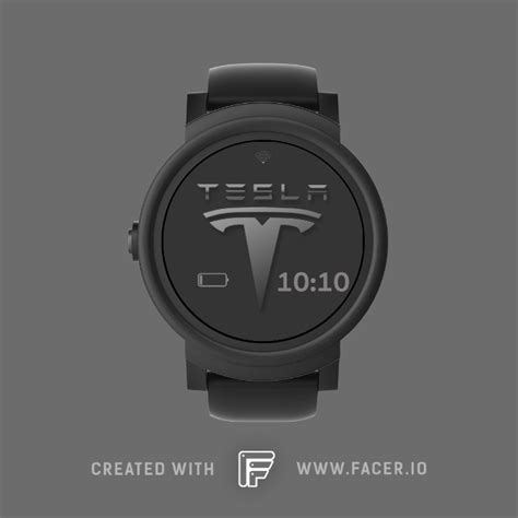 dead_soul - Tesla Logo - watch face for Apple Watch, Samsung Gear S3, Huawei Watch, and more - Facer