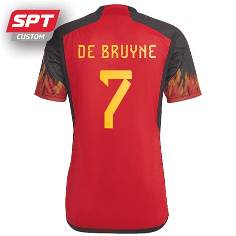 De Bruyne #7 - adidas Belgium Adults Home Jersey – SPT Football ...