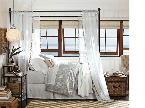 Beach cottage look. Bedroom Design Inspiration & Bedroom Décor Inspiration | Potter… | Coastal ...