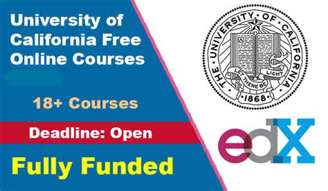 University of California Free Online Courses 2021-22