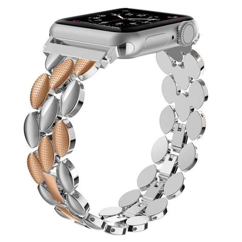 Apple Watch Bands, Women designer jewelry bracelet, Luxury Shiny leaf – www.Nuroco.com