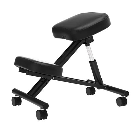 Buy soges Ergonomic Kneeling Chair Height and Angle Adjustable Stool Knee Chair with Thick Foam ...