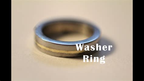 How To Make A Ring with Washers - YouTube