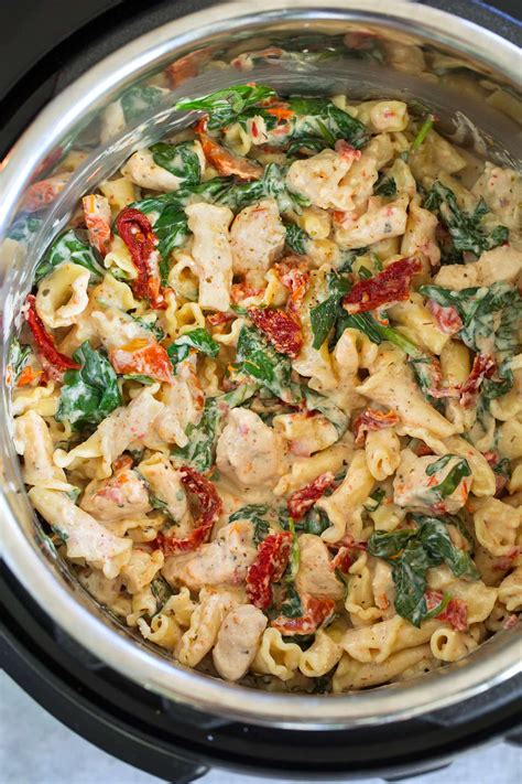 Instant Pot Creamy Tuscan Chicken Pasta - Cooking Classy