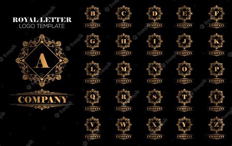 Premium Vector | Luxurious Royal Vintage Gold Logo Template Vector