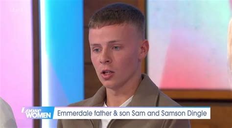 Emmerdale Samson Dingle star’s three-word response as he’s grilled on ITV soap future