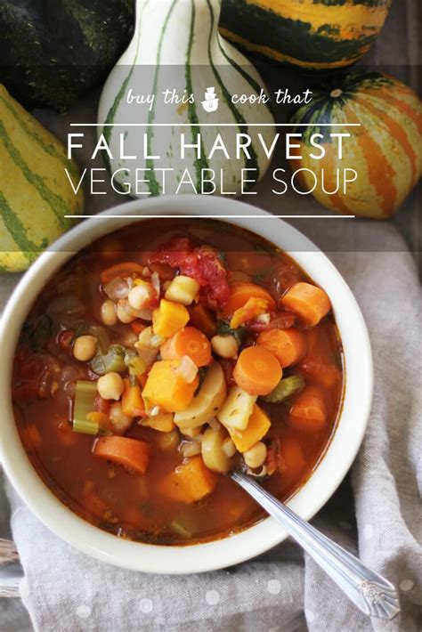 Fall Harvest Homemade Vegetable Soup | Buy This Cook That