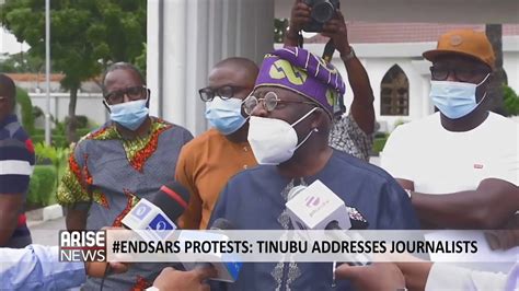 Everything Bola Tinubu Had to Say About #EndSARS Protest, Lekki Toll ...