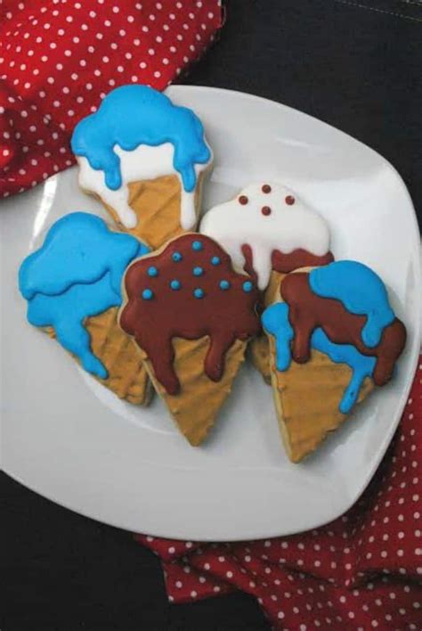 Super Duper Cute Ice Cream Cone Cookies