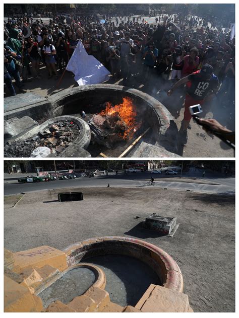 Outrage in Chile over Pinera photo at quarantined protest site | | Al ...