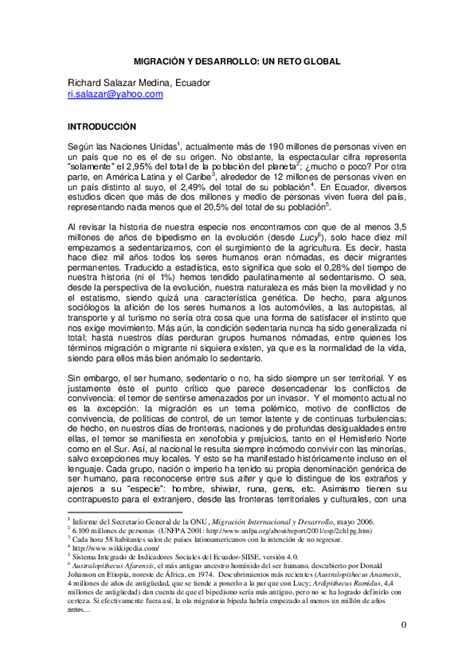 (PDF) Migración y desarrollo: un reto global | Richard Salazar - Academia.edu