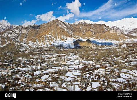 Aerial view of Leh, Ladakh. Himalayas. India Stock Photo - Alamy