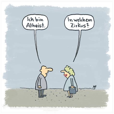 Atheist By Lo Graf von Blickensdorf | Religion Cartoon | TOONPOOL