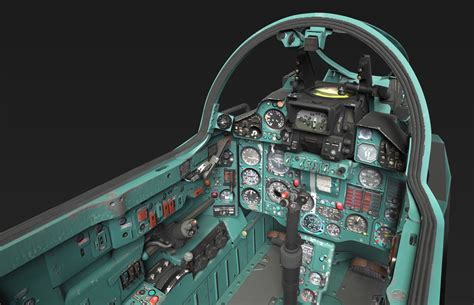 Images of the external MiG-23 cockpit model shared on RAZBAM's twitter : DCSExposed