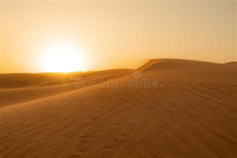 Sand Storm in the Sahara Desert Stock Image - Image of horizon, morning ...