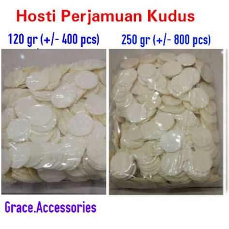 Jual Hosti roti perjamuan kudus gereja rohani kristen katolik murah ...