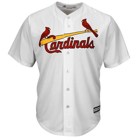 Majestic St. Louis Cardinals White Official Cool Base Jersey