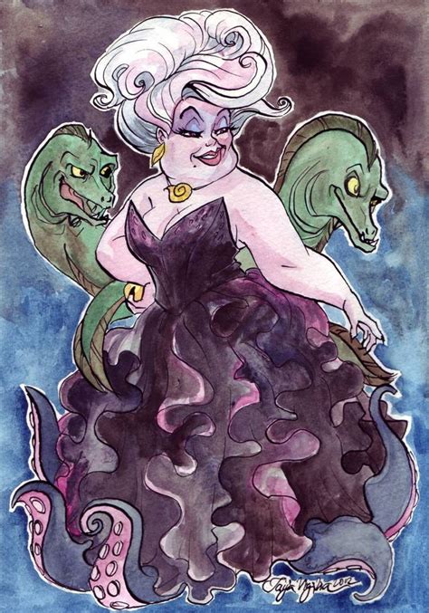 Ursula by TaijaVigilia on DeviantArt | Disney fan art, Disney little mermaids, Disney art