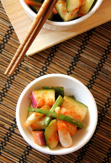 Cucumber Kimchi (Oi Kimchi) | Indian Food Recipes | Ammaji Kitchen