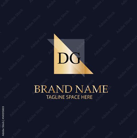 DG Letter Logo Design.Sign.Symbol.Typography Stock Vector | Adobe Stock