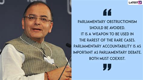 Arun Jaitley Birth Anniversary: 10 Quotes to Remember of The Late Ex ...