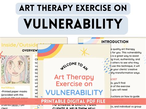 ART THERAPY EXERCISE: Vulnerability Group Therapy Activity - Etsy