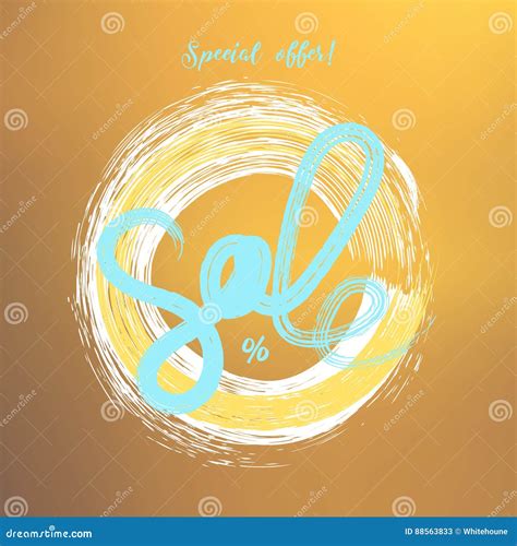 Sale sign card stock vector. Illustration of luxury, blue - 88563833