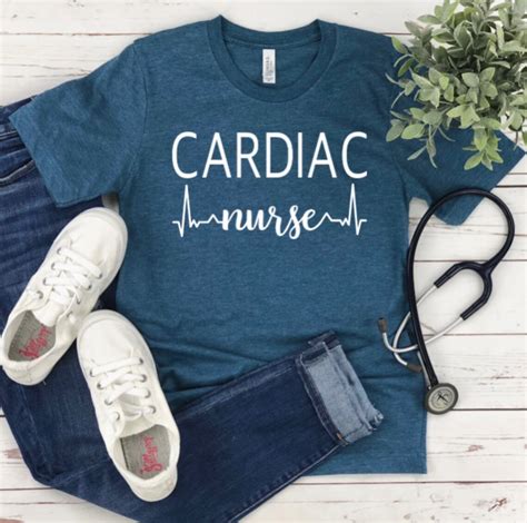 CARDIAC Nurse Shirt, CARDIAC Nurse, CARDIAC Shirt, Nurse Shirt, Nurse Tee, Nurse Tee Shirt ...