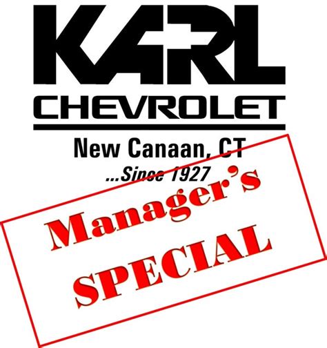 Chevrolet New Car Specials in New Canaan, CT | Karl Chevrolet Price ...