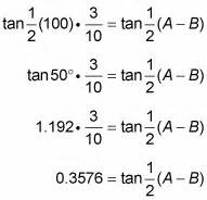 Use the Law of Tangents with SAS - dummies