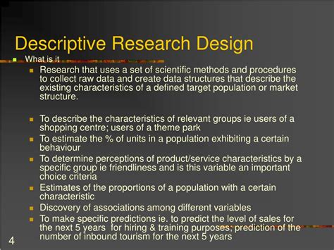 PPT - Descriptive Research Techniques PowerPoint Presentation, free ...