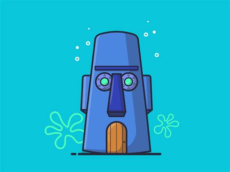 Squidward House by Garin Nugroho on Dribbble