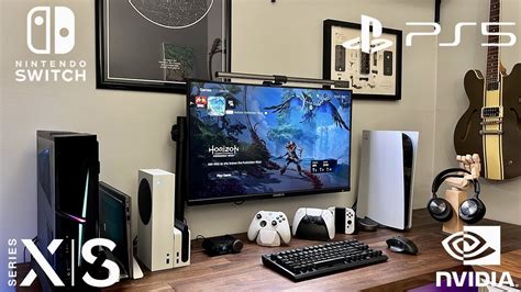 EVERY Gaming Console in One Monitor Setup - PS5 Series S PC Switch ...