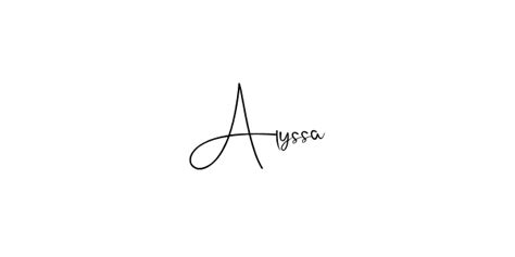 71+ Alyssa Name Signature Style Ideas | New eSignature