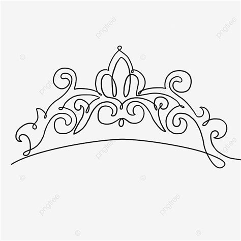 Princess Crown Outline