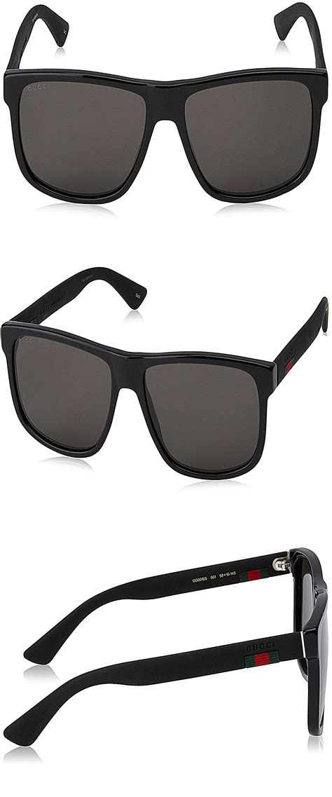 Gucci GG 0010 S- 001 BLACK/GREY Sunglasses mens sunglasses, sunglasses for men, mens fashion ...