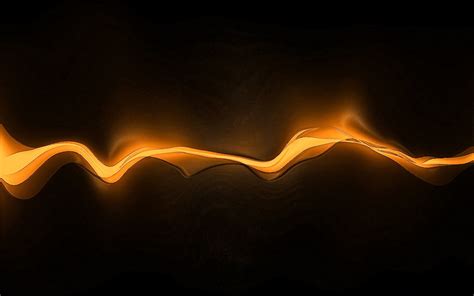 Orange wave line digital wallpaper HD wallpaper | Wallpaper Flare