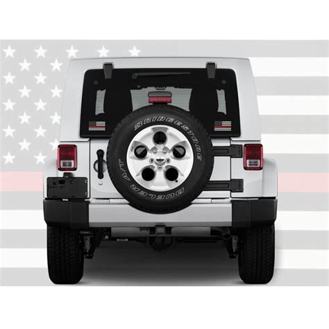 Thin Red Line Flag Decal - in Support of Firefighters and EMTs ...