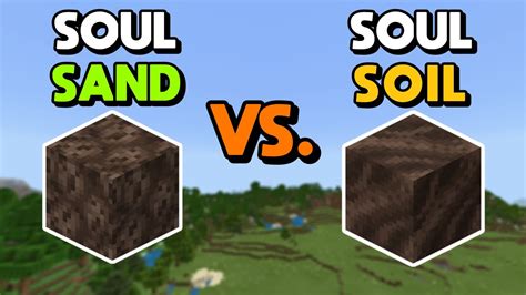 All of the Differences Between Soul Sand and Soul Soil (Minecraft 1.16 ...