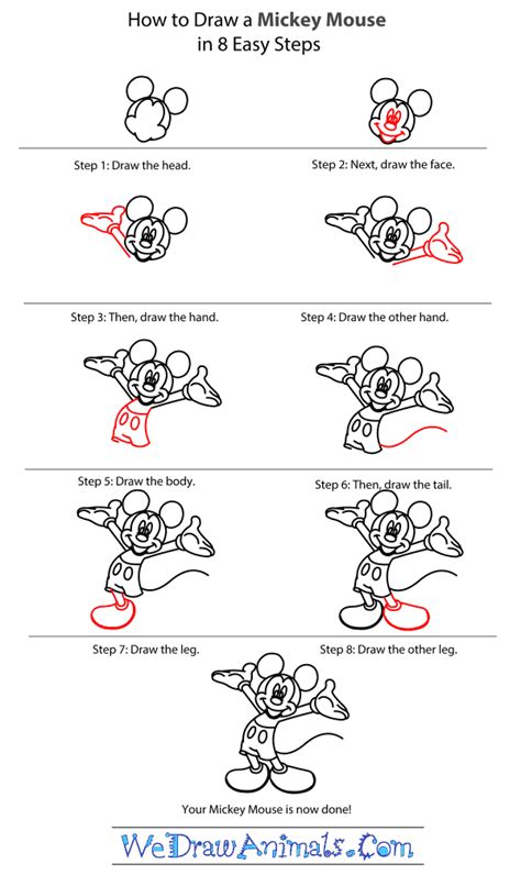 How to Draw Mickey Mouse