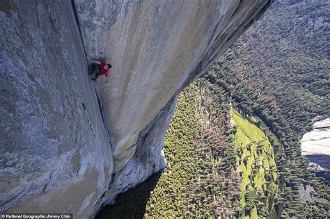 Incredible shots show climber on top of El Capitan as he became the ...