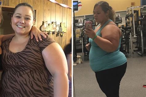 Obese woman is unrecognisable after losing 5st in 11 months – see her ...