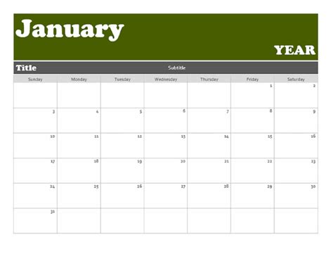 Social media content calendar